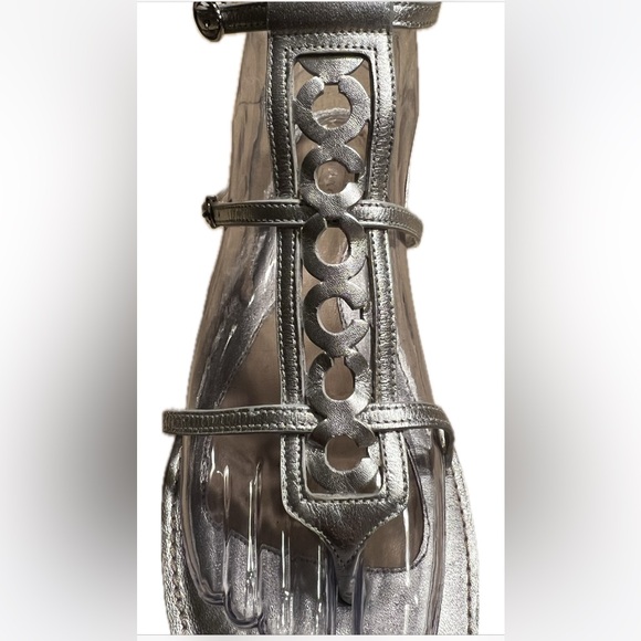Coach Silver Women's Sandals - Picture 8 of 12